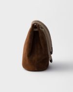 Small Prada Mariner suede bucket bag - Image 3